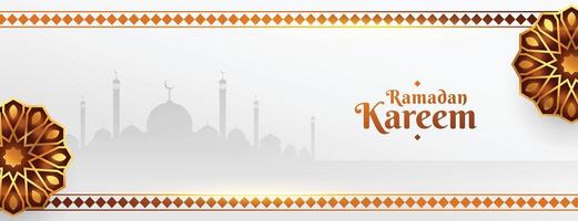 religiös ramadan kareem eid festival baner design vektor