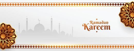 religiös Ramadan kareem eid Festival Banner Design vektor