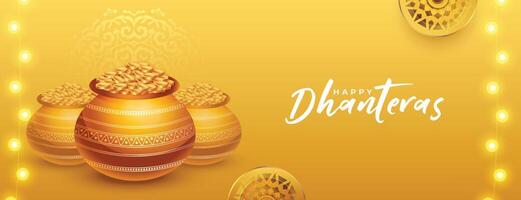 indisch Festival glücklich Dhanteras Prämie Hintergrund zum Akshaya tritiya Ritual vektor