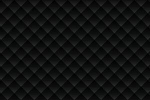 schwarz Polster Muster Hintergrund mit Diamant Formen vektor