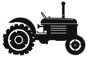 Steampunk Traktor Silhouette, Traktoren Vektor Silhouette, Traktor Silhouetten modern und Antiquität,