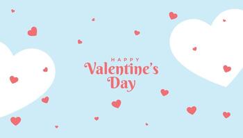glücklich Valentinstag Tag Herz Hintergrund zum Sozial Medien Post vektor