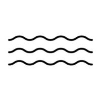 Welle Vektor Symbol Wasser Welligkeit Symbol zum Grafik Design, Logo, Netz Grundstück, Sozial Medien, Handy, Mobiltelefon Anwendung, ui Illustration