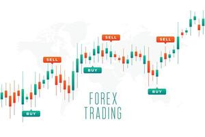 forex handel Diagram bakgrund för värld finansiera förvaltning vektor