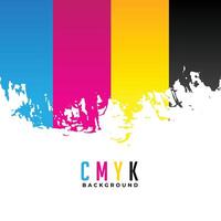 abstrakt cmyk Färg Ränder bakgrund vektor