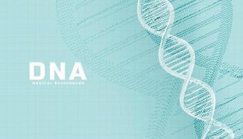DNA Struktur Biotechnologie medizinisch Banner zum genetisch Forschung vektor