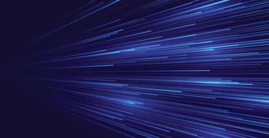 blå hastighet lampor på mörk bakgrund vektor