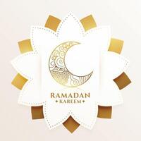 dekorativ Ramadan kareem islamisch Gruß Hintergrund vektor