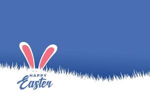 stilvoll glücklich Ostern Festival Gruß Hintergrund Design vektor