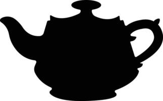Tee Topf Symbol im eben Stil. isoliert auf Tee Kessel oder Teekanne Zeichen und Symbol. Teekannen, Trinken Kaffee Topf. abstrakt Design Logo Kunst Vektor zum Apps Webseite