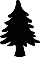 Weihnachten Baum Symbol im eben Stil. Vektor zum Apps und Webseite. isoliert auf enthält eine solche Symbole wie Weihnachten Baum können Sein benutzt zum Natur, Urlaub, Winter Plakate