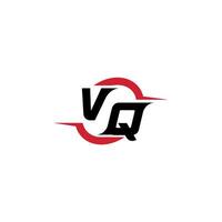 vq första esport eller gaming team inspirera begrepp idéer vektor