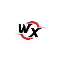 wx första esport eller gaming team inspirera begrepp idéer vektor