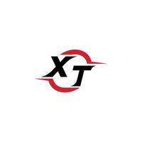 xt första esport eller gaming team inspirera begrepp idéer vektor