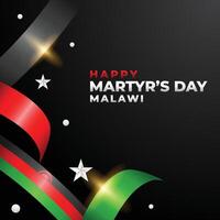 martyrer dag malawi vektor design mall