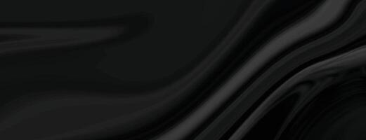 dunkel schwarz Flüssigkeit Marmor Textur Hintergrund zum modern Hintergrund vektor