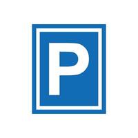 Parkplatz Symbol Vektor Design Vorlage