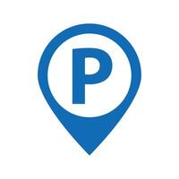 Parkplatz Symbol Vektor Design Vorlage