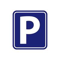 Parkplatz Symbol Vektor Design Vorlage