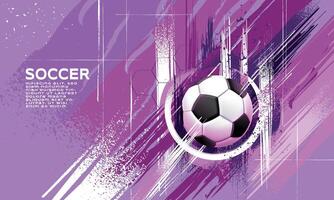 fotboll mall design , fotboll baner, sport layout design, lila tema, abstrakt bakgrund vektor