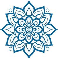 Mandala. runden Ornament Muster. Henna tätowieren Mandala. mehndi Stil. vektor
