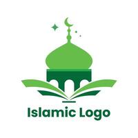 islamisch Logo Vorlage, Band islamisch Kuppel Palast Logo Design Vorlage. Moschee Logo Ideen. Inspiration Logo Design. Vorlage Vektor Illustration.