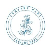 Magnolie Blume Logo. Illustration von Magnolie Blumen zum Schönheit Pflege. vektor