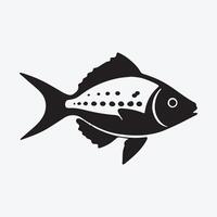 fisk ikon djur- logotyp vektor