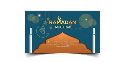 Ramadan kareem islamisch Festival Feier dekorativ Hintergrund Design vektor