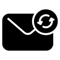 E-Mail-Glyphe-Symbol vektor