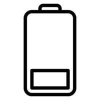 Batteriezeilensymbol vektor