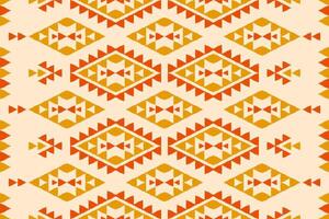 teppich ethnisch ikat muster kunst. geometrisches ethnisches ikat-nahtloses muster im stammes-. mexikanischer Stil. vektor