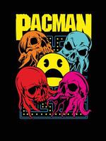 skriva ut spel Pac Man vektor