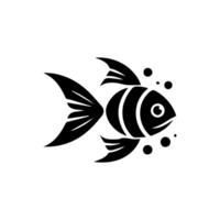 Vektor Aquarium Fisch Silhouette Illustration