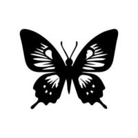 Schmetterling Silhouette Symbol. Vektor Illustrationen.