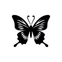 Schmetterling Silhouette Symbol. Vektor Illustrationen.