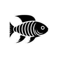 Vektor Aquarium Fisch Silhouette Illustration