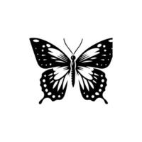 Schmetterling Silhouette Symbol. Vektor Illustrationen.