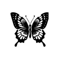 Schmetterling Silhouette Symbol. Vektor Illustrationen.