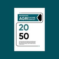 Landwirtschaft Landwirtschaft Dienstleistungen Broschüre Vorlage, organisch Bauernhof Präsentation Layout, Geschäft Profil vektor