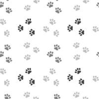 sömlös mönster, katt Tass grafik på vit bakgrund. bebis textil, skriva ut, vektor