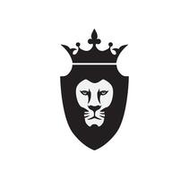 Löwe Logo, königlich König Tier, Vektor Illustration Symbol