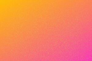 hell Orange und Rosa gepunktet texturiert Hintergrund, laut grobkörnig Punkt Halbton Wirkung, Vektor Neon- Illustration. modisch Banner im Grunge Stil.