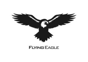 Logo von fliegend Falke oder Adler Symbol isoliert Vektor Silhouette Design