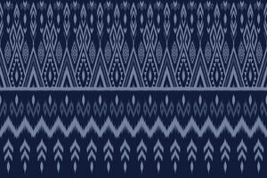 traditionell orientalisch ethnisch nahtlos Ikat Muster. Vektor Illustration Stickerei Design zum Teppich, Kleidung, Verpackung, Batik, Stoff, Hintergrund und Hintergrund