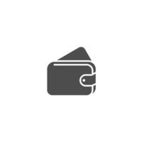 Brieftasche Symbol im modisch eben Stil isoliert auf grau Hintergrund. Brieftasche Symbol zum Ihre Netz Seite? ˅ Design, Logo, Anwendung, geeignet zum Ihre Design brauchen, Logo, Illustration, Animation, usw. vektor