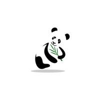 Panda Bär Silhouette Logo Design Vektor Vorlage, Tier Logo Konzept Symbol. geeignet zum Ihre Design brauchen, Logo, Illustration, Animation, usw.