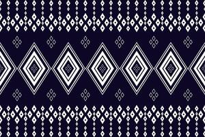 geometrisk sömlös etnisk mönster. geometrisk etnisk mönster kan vara Begagnade i tyg design för kläder, omslag, textil, broderi, matta vektor