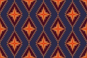 geometrisch nahtlos ethnisch Muster. geometrisch ethnisch Muster können Sein benutzt im Stoff Design zum Kleidung, Verpackung, Textil, Stickerei, Teppich vektor