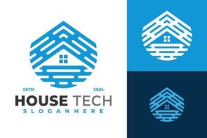 Haus minimalistisch Logo Design Vektor Symbol Symbol Illustration